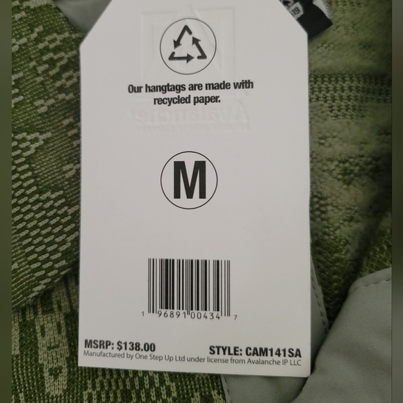 Avalanche Outdoor Southwestern Green Rossmore Mens Shacket Shirt Jacket Size M - Picture 6 of 16